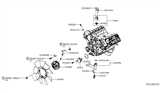 Diagram for 2019 Nissan Titan Thermostat - 21200-EZ40A