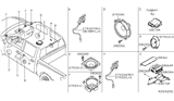 Diagram for 2022 Nissan Frontier Car Speakers - 28152-9FU0A