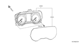 Diagram for 2018 Nissan Titan Speedometer - 24810-9FT0A