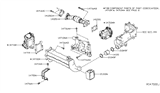 Diagram for 2018 Nissan Titan EGR Valve - 14710-EZ49ARE