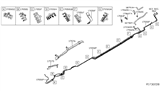 Diagram for 2017 Nissan Titan Fuel Line Clamps - 17571-EZ40A