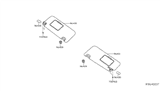 Diagram for Nissan Sun Visor - 96401-EZ71B