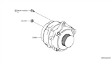 Diagram for 2018 Nissan Titan Alternator - 23100-EZ30A