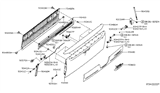 Diagram for Nissan Titan Rear Door Striker - 90570-EZ00A