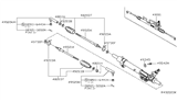 Diagram for Nissan Tie Rod End - D8640-4KH0A
