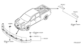 Diagram for Nissan Spoiler - 96015-EZ55A
