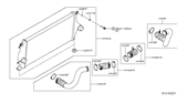 Diagram for 2018 Nissan Titan Cooling Hose - 14463-EZ40A