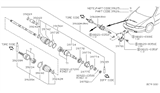 Diagram for 1999 Nissan Altima Axle Shaft Retainer - 39776-10E04