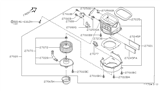 Diagram for 1999 Nissan Altima Cooling Hose - 27228-5B600