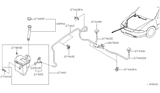 Diagram for 2000 Nissan Altima Windshield Washer Nozzle - 28931-9E000