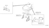 Diagram for 1999 Nissan Altima Mirror Cover - 80290-9E000