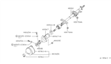 Diagram for 2001 Nissan Altima Steering Column Cover - 48950-2B000