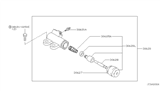 Diagram for 1996 Nissan Altima Clutch Slave Cylinder - 30620-56E23