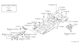 Diagram for 1999 Nissan Altima Exhaust Heat Shield - 74762-9E000