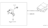 Diagram for 1998 Nissan Altima Fog Light - 26150-9E625