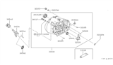 Diagram for 2000 Nissan Altima Release Bearing - 30502-1W718