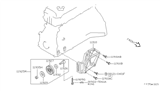 Diagram for 1999 Nissan Altima A/C Idler Pulley - 11927-5B600