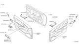 Diagram for 2000 Nissan Altima Armrest - 80960-0Z823