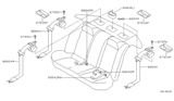 Diagram for 1998 Nissan Altima Seat Belt - 88844-9E027