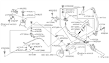 Diagram for Nissan Altima Power Steering Hose - 49717-9E000