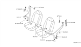 Diagram for 1998 Nissan Altima Seat Belt - 86845-9E027