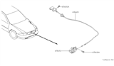 Diagram for 2000 Nissan Altima Hood Cable - 65620-5B600