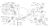 Diagram for 1998 Nissan Altima Motor And Transmission Mount - 11210-9E111