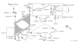 Diagram for 2001 Nissan Altima Radiator - 21410-0Z800