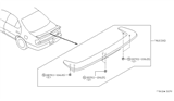 Diagram for 2000 Nissan Altima Spoiler - 96030-9E025