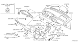 Diagram for 2002 Nissan Quest Cigarette Lighter - 25335-9B910