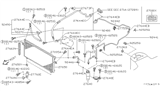 Diagram for 2000 Nissan Altima A/C Condenser - 92110-0Z801