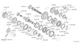 Diagram for 2000 Nissan Maxima Synchronizer Ring - 32604-6M000