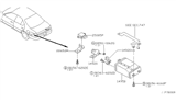 Diagram for 1999 Nissan Altima Vapor Canister - 14950-9E006