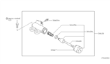 Diagram for 2001 Nissan Altima Clutch Slave Cylinder - 30620-0Z800