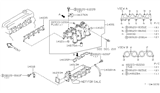 Diagram for 2000 Nissan Altima Intake Manifold - 14001-F4405