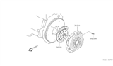 Diagram for 2000 Nissan Altima Pressure Plate - 30210-0Z800