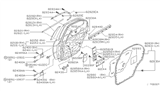 Diagram for 2001 Nissan Altima Door Seal - 82830-0Z801