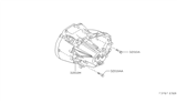 Diagram for 2000 Nissan Altima Transmission Assembly - 320B0-1E562