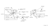 Diagram for 1998 Nissan Altima Brake Pedal - 46501-1E400