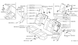 Diagram for 1998 Nissan Altima Seat Cover - 88620-9E600