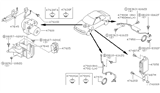 Diagram for 2000 Nissan Altima ABS Control Module - 47600-9E000