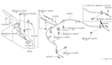 Diagram for 2000 Nissan Altima Parking Brake Cable - 36402-9E000