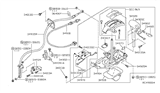 Diagram for 2001 Nissan Altima Shift Cable - 34935-0Z800