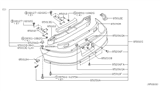 Diagram for 2001 Nissan Altima Bumper - H5022-0Z825