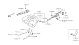 Diagram for 1998 Nissan Altima Fuel Filler Hose - 17228-9E000