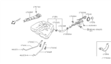 Diagram for 1998 Nissan Altima Fuel Tank Strap - 17406-9E000