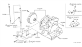 Diagram for 2001 Nissan Altima Transmission Assembly - 310C0-80L02