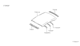 Diagram for 1999 Nissan Altima Hood Hinge - 73231-9E030