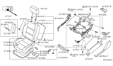 Diagram for Nissan Titan Seat Motor - 87450-9FM1A