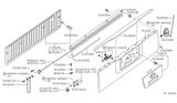 Diagram for 2005 Nissan Titan Door Hinge - 93470-7S200